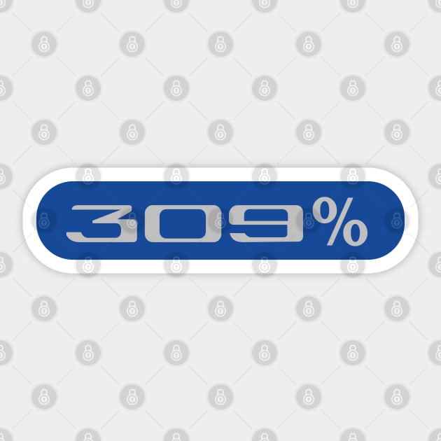 309 % Sticker by JPA-Graphisme